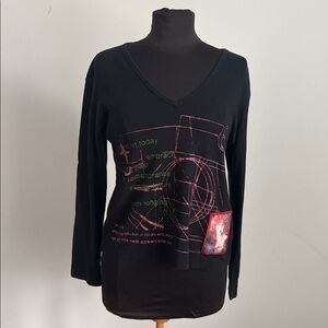 VTG Y2K GLIMA top XL 90s